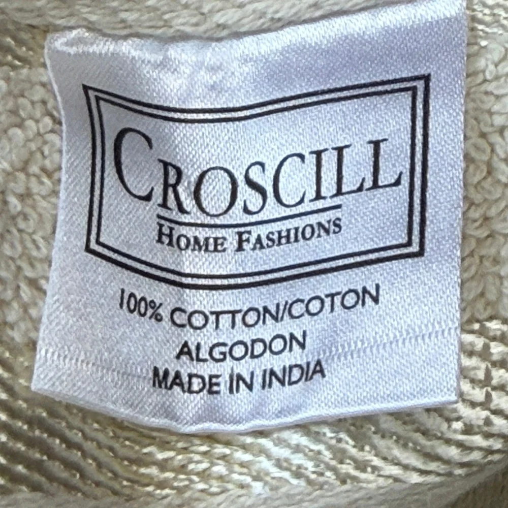 VTG Croscill Floral Orchid Cotton Towel Set 4pc Hand Towels Washcloths Floral